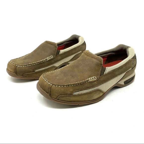 Dunham Driftwood Nautical slip on Boat shoes - Picture 1 of 7